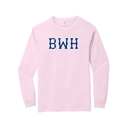 BWH NAVY SOX LETTERS LONG SLEEVE