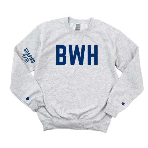 NAVY BWH SHAPIRO 9/10 CHAMPION CREWNECK