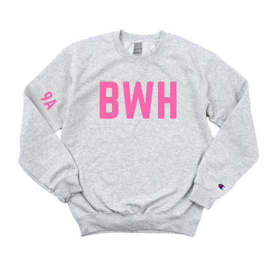 PINK BWH 9A CHAMPION CREWNECK