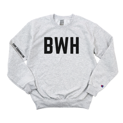 BLACK BWH RN CARE COORDINATOR CHAMPION CREWNECK