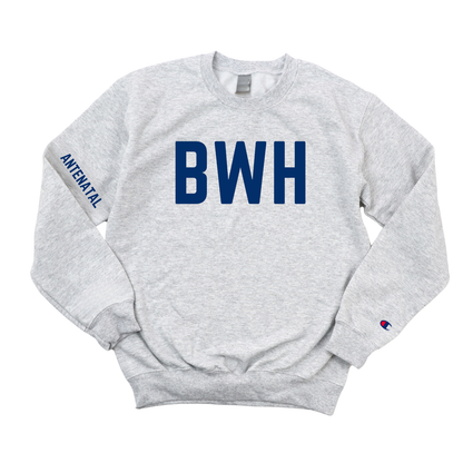 NAVY BWH RN ANTENATAL CHAMPION CREWNECK