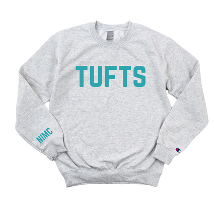 TUFTS TEAL NIMC RN CHAMPION CREWNECK