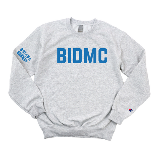 ROYAL BLUE BIDMC 8ST/8FA SURGERY CHAMPION CREWNECK