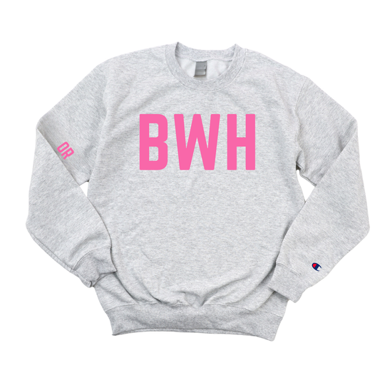 PINK BWH OR CREWNECK