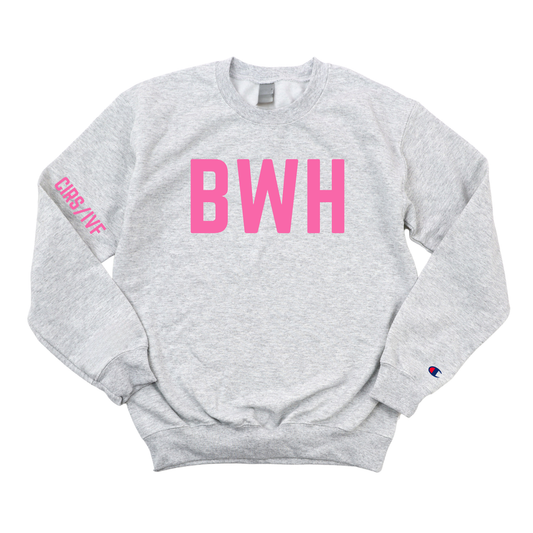 PINK BWH CIRS/IVF CHAMPION CREWNECK