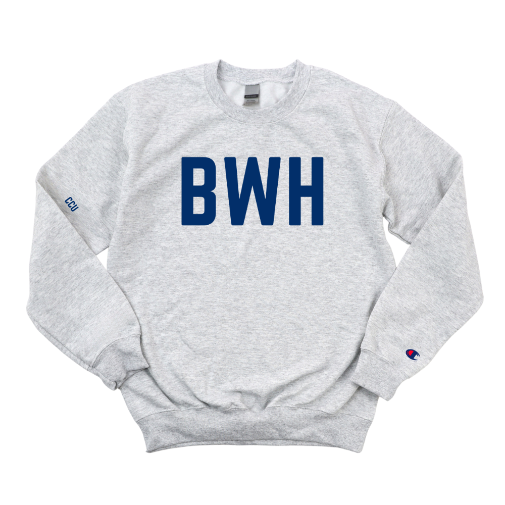 NAVY BWH RN CCU CHAMPION CREWNECK