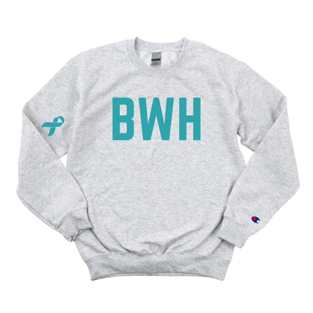 BWH OVARIAN CANCER AWARENESS CHAMPION CREWNECK