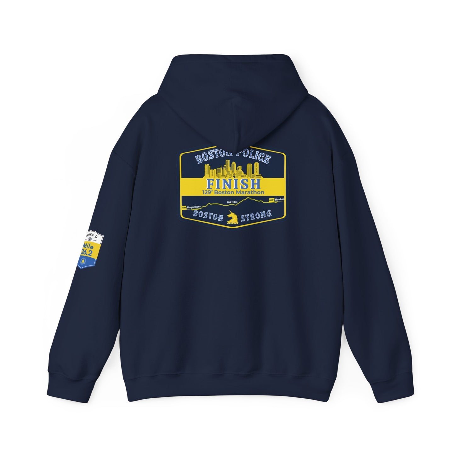 BPD AREA D BOSTON MARATHON HOODIE