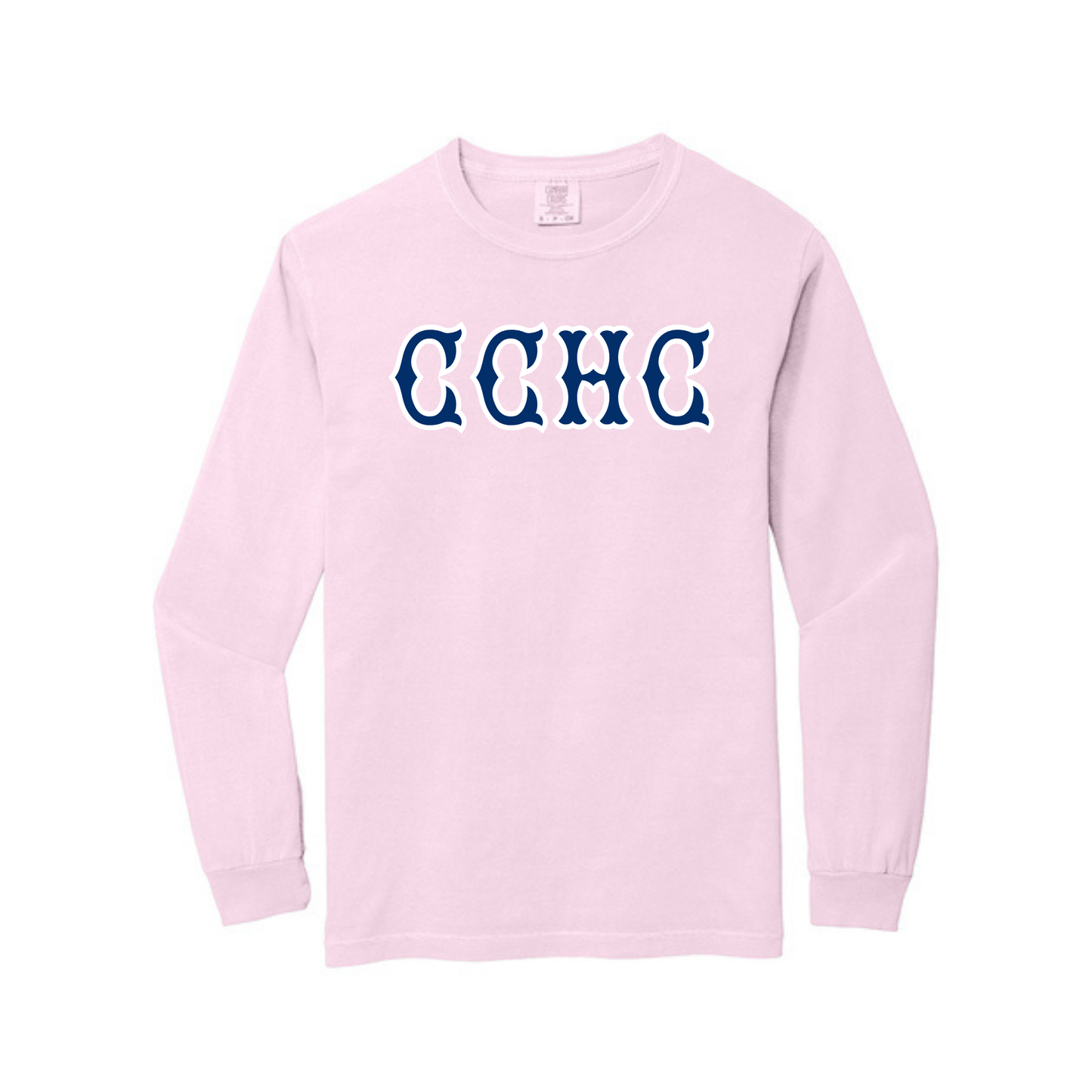 CCHC NAVY SOX LETTERS LONG SLEEVE