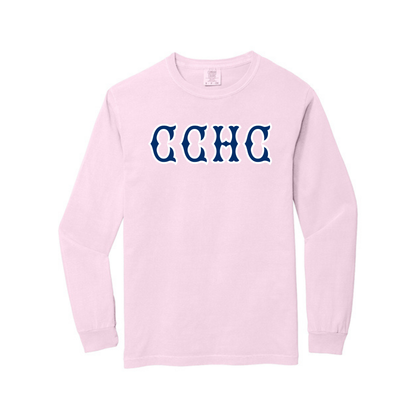 CCHC NAVY SOX LETTERS LONG SLEEVE