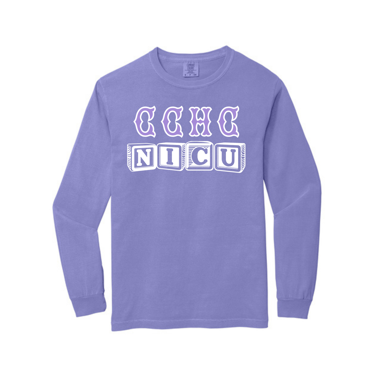 CCHC BLOCK LETTERS NICU LONG SLEEVE