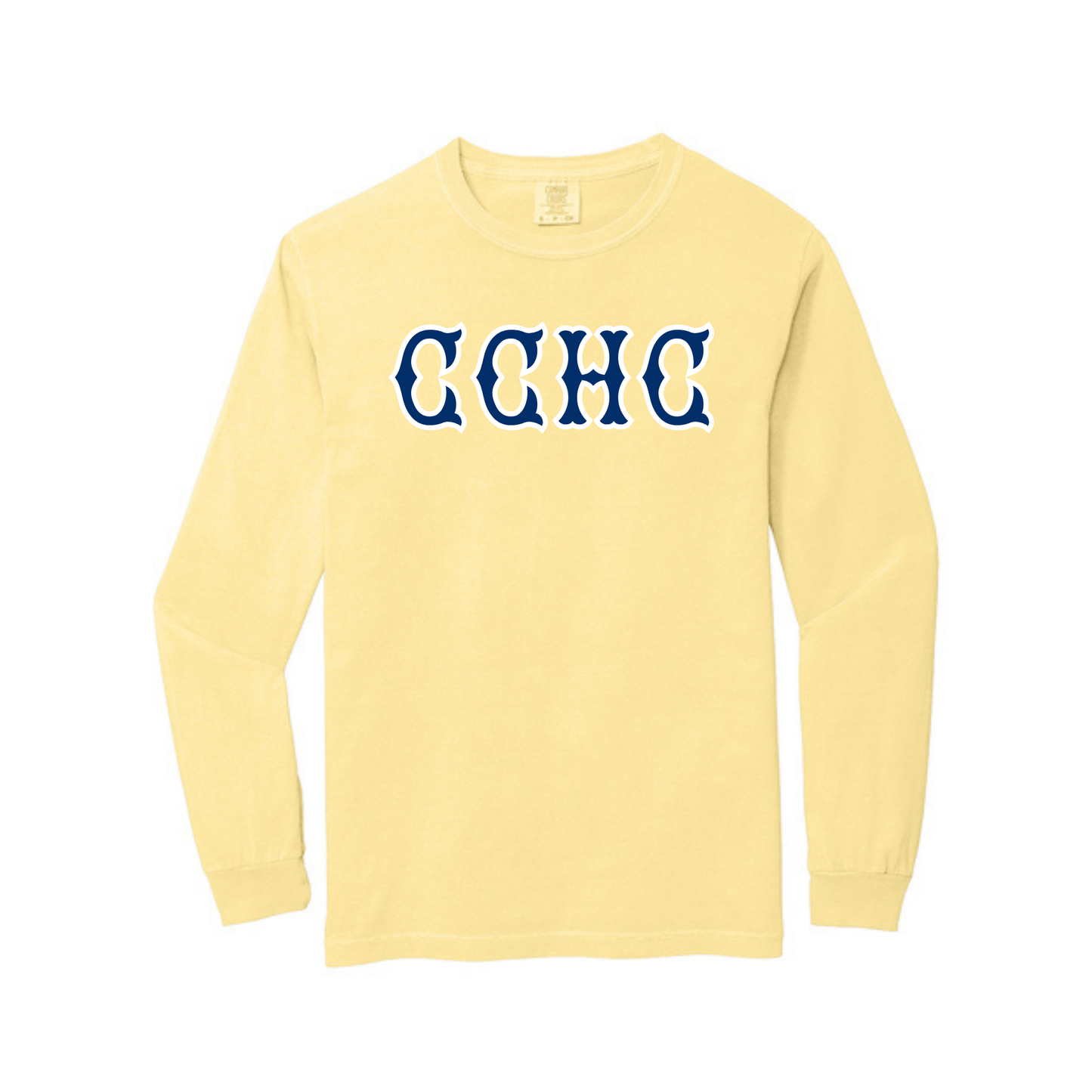 CCHC NAVY SOX LETTERS LONG SLEEVE