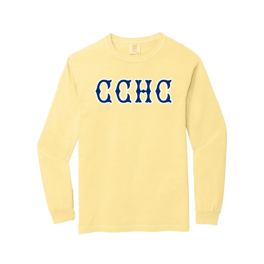 CCHC NAVY SOX LETTERS LONG SLEEVE