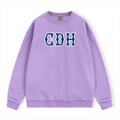 CDH NAVY SOX LETTERS CREWNECK
