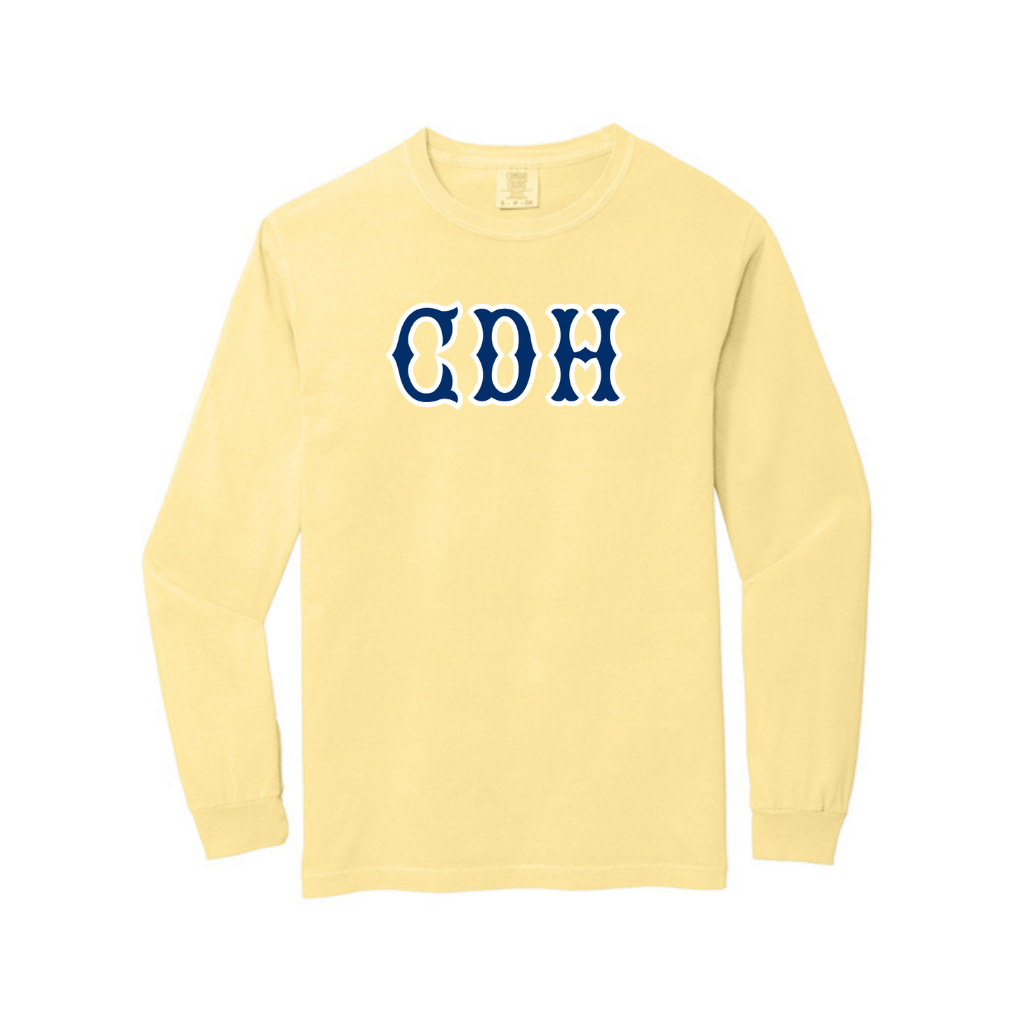 CDH NAVY SOX LETTERS LONG SLEEVE