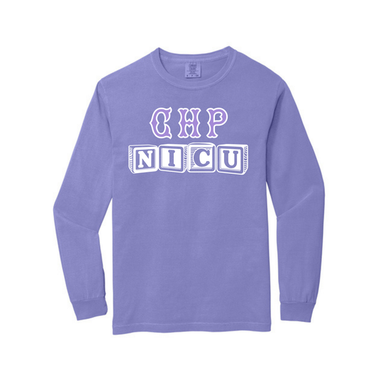 CHP BLOCK LETTERS NICU LONG SLEEVE