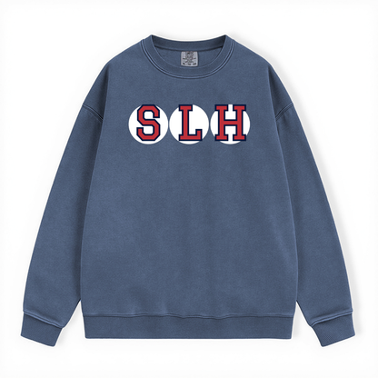 SLH  RETIRED SOX LETTER CREWNECK