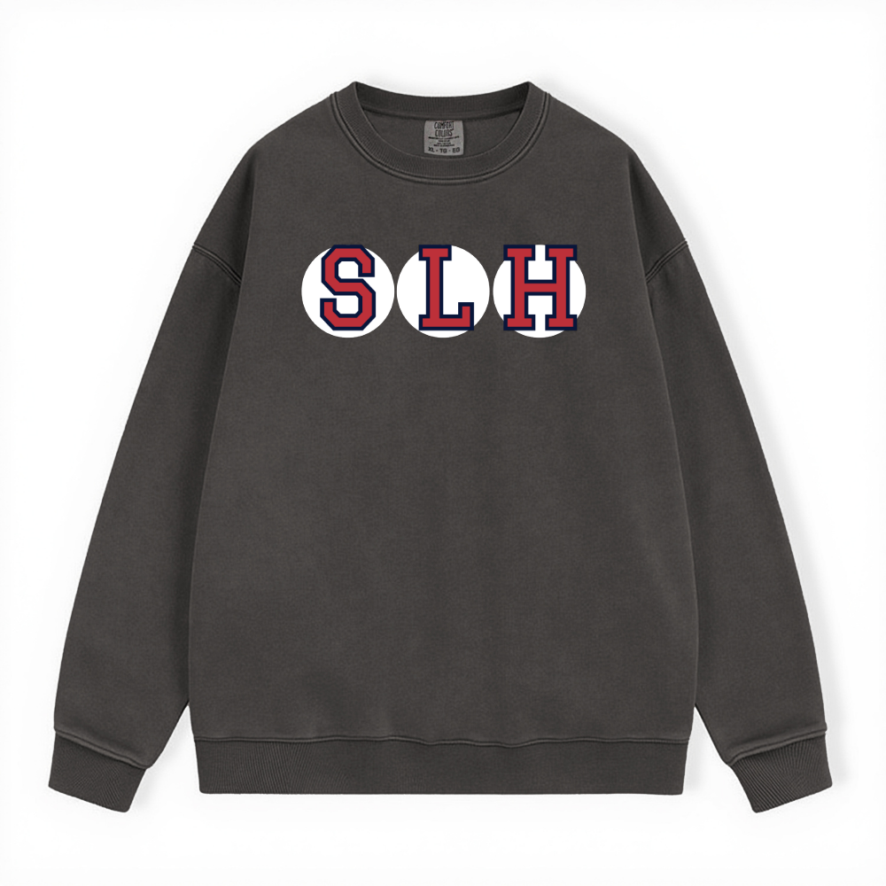 SLH  RETIRED SOX LETTER CREWNECK