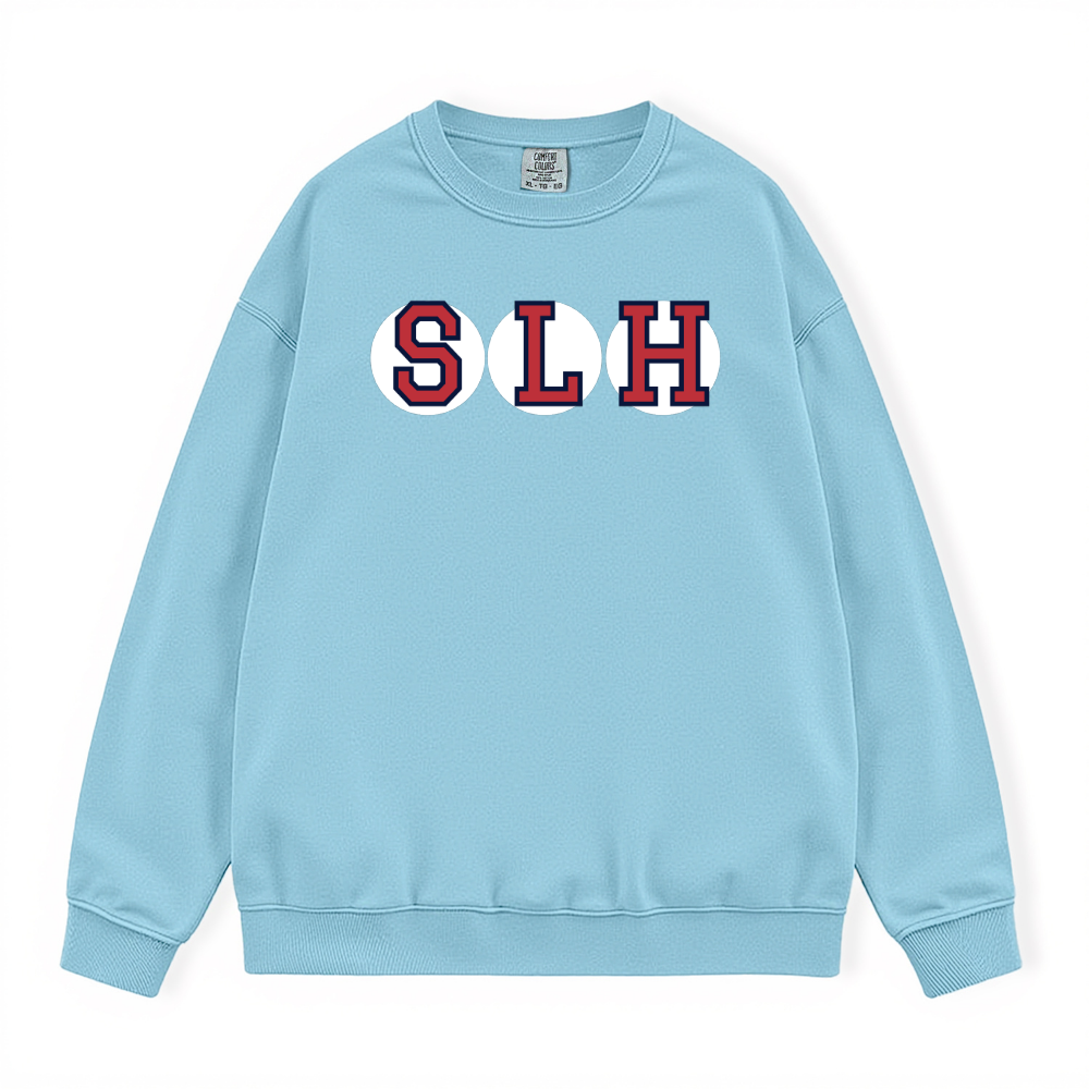 SLH  RETIRED SOX LETTER CREWNECK