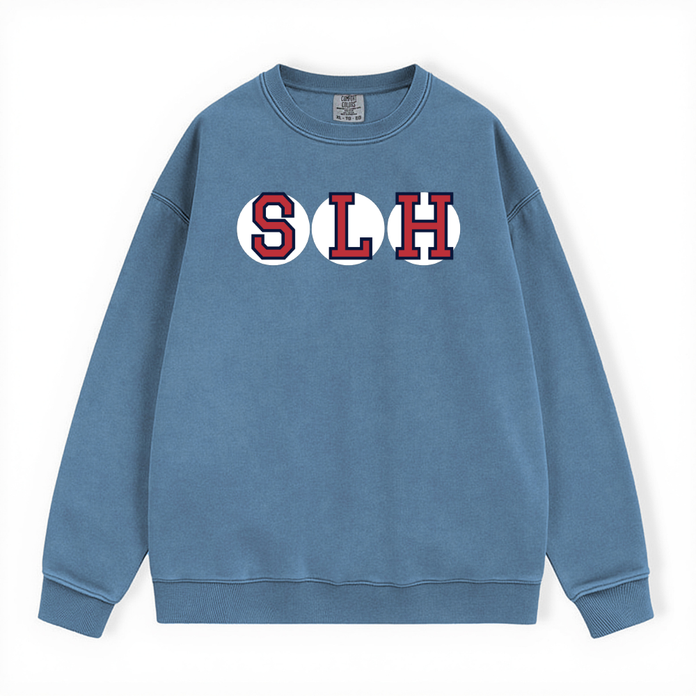 SLH  RETIRED SOX LETTER CREWNECK