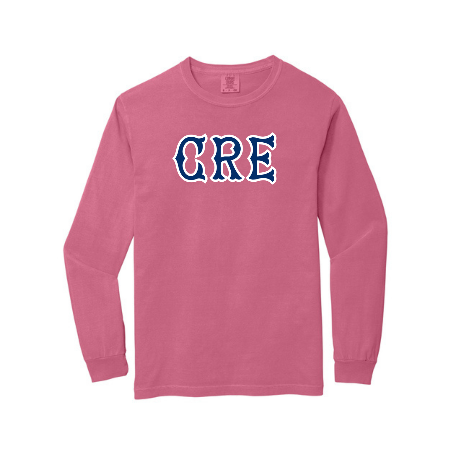 CRE NAVY SOX LETTERS LONG SLEEVE