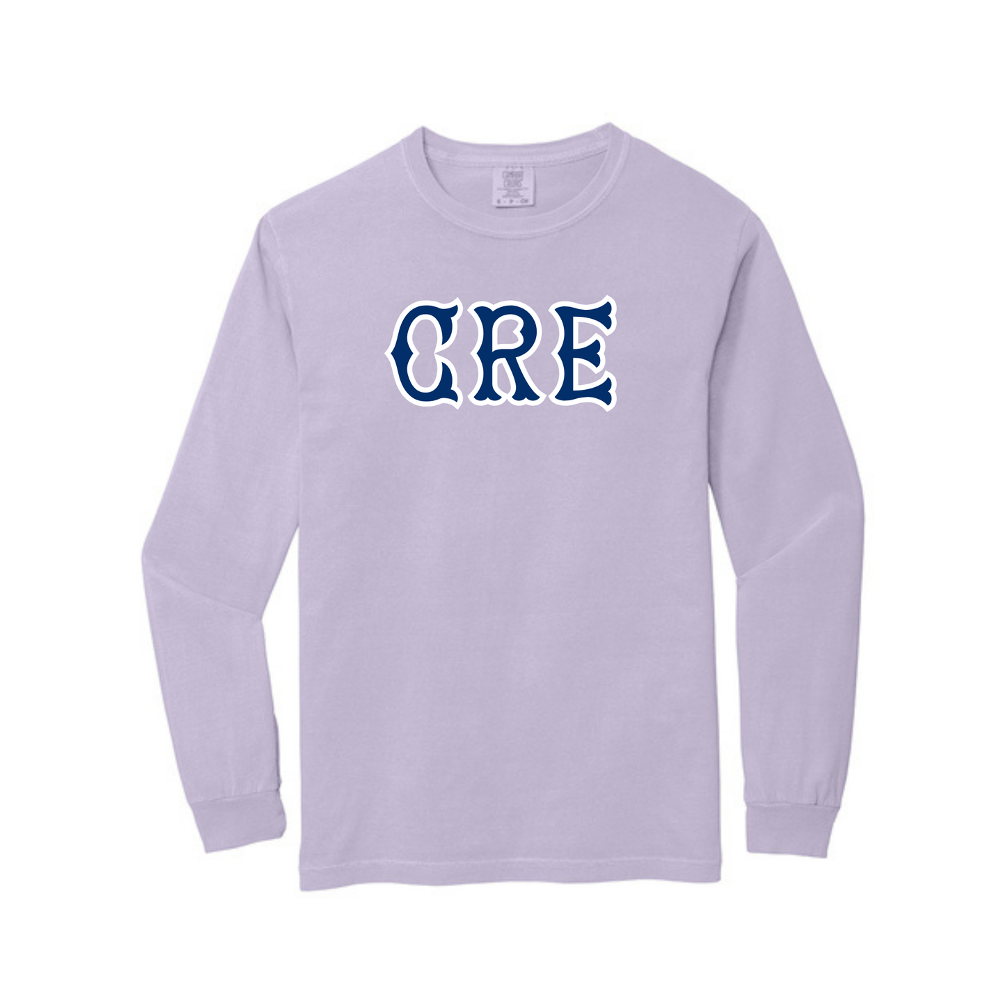 CRE NAVY SOX LETTERS LONG SLEEVE