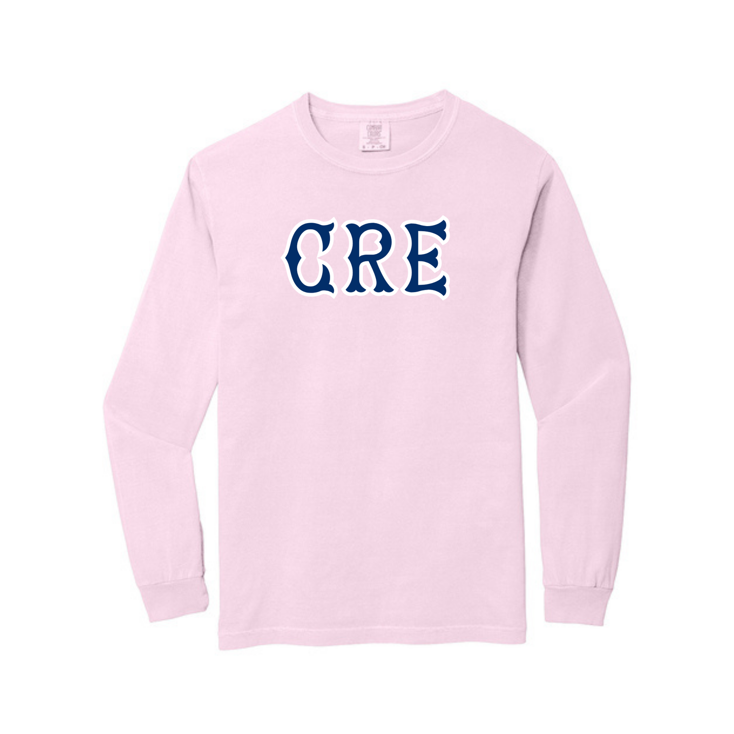 CRE NAVY SOX LETTERS LONG SLEEVE