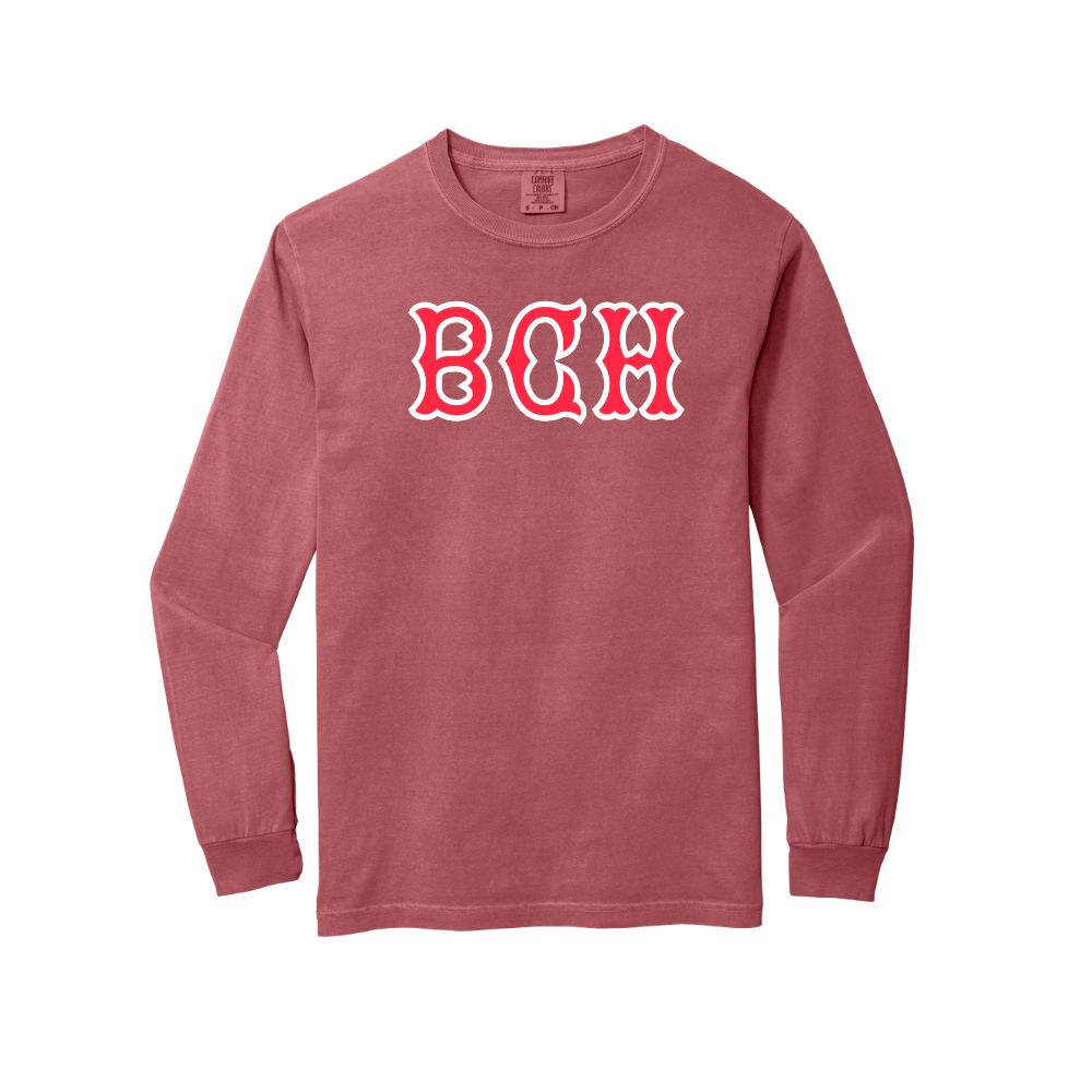 BCH SOX LETTERS LONG SLEEVE