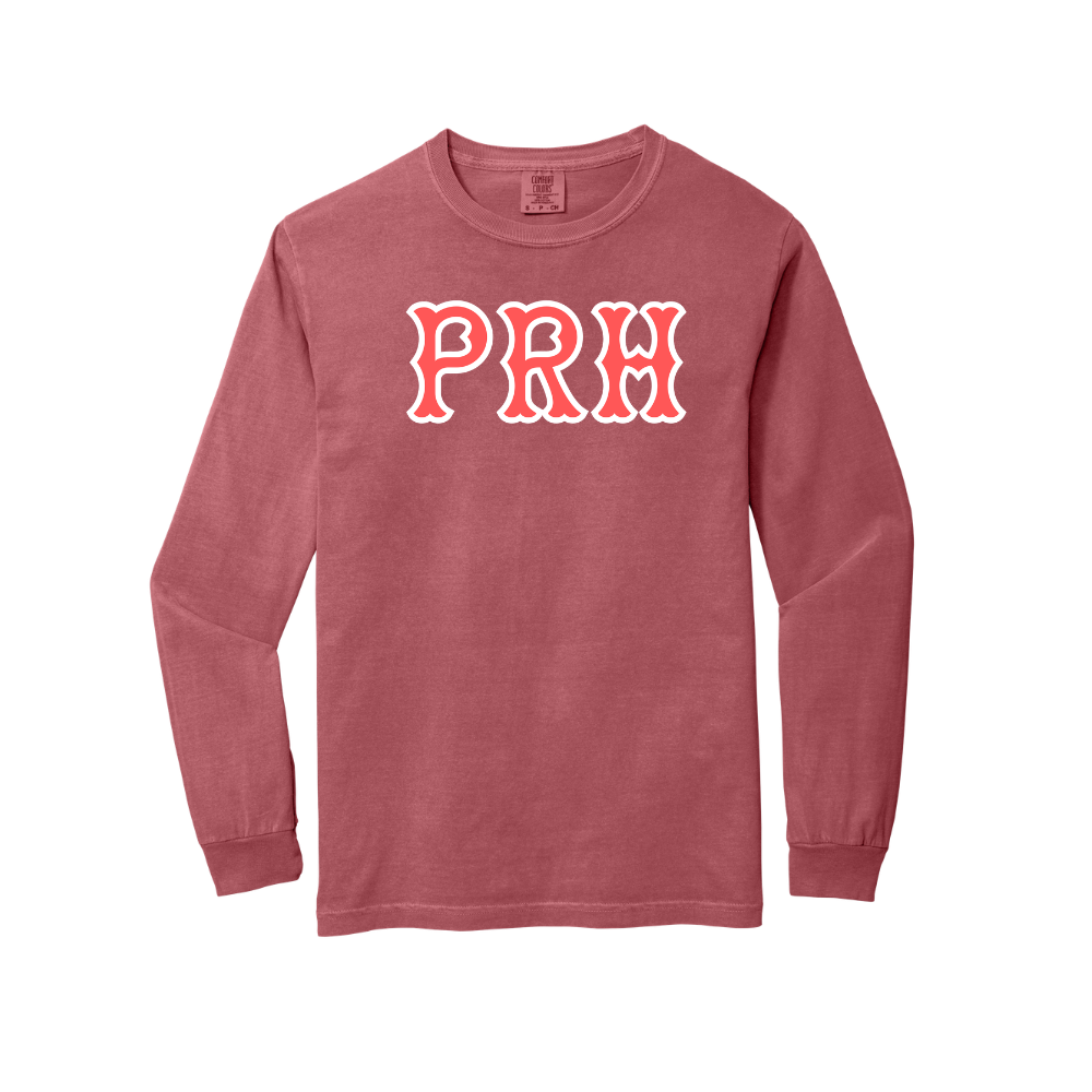 PRH SOX LETTERS LONG SLEEVE