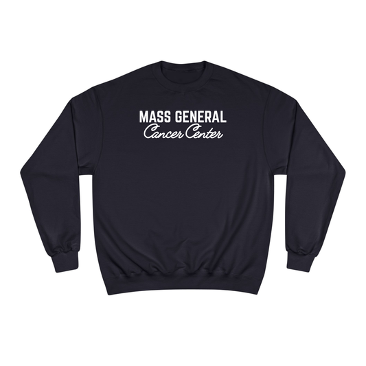 MGH CANCER CENTER SKYLINE NAVY CHAMPION CREWNECK
