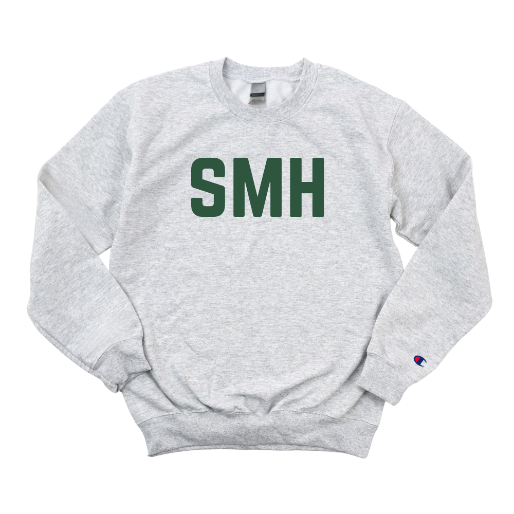 DARK GREEN SMH MD CHAMPION CREWNECK