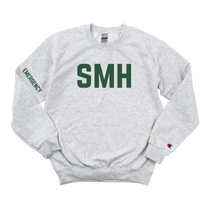 DARK GREEN SMH EMERGENCY CHAMPION CREWNECK