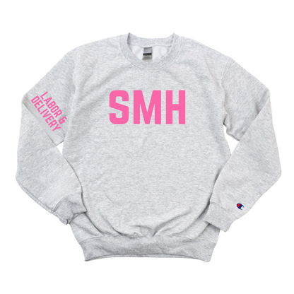 DARK GREEN SMH LABOR & DELIVERY CHAMPION CREWNECK