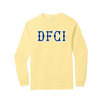 DFCI NAVY SOX LETTERS LONG SLEEVE