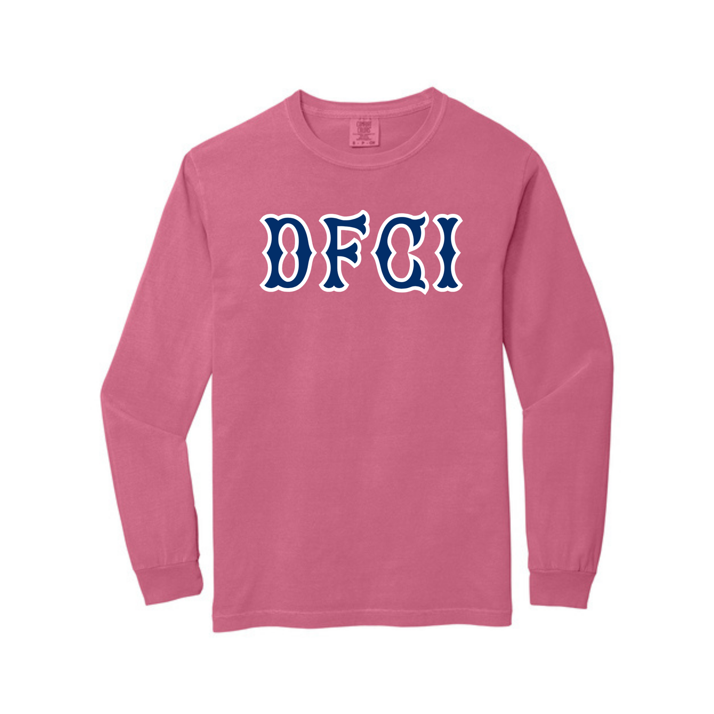 DFCI NAVY SOX LETTERS LONG SLEEVE
