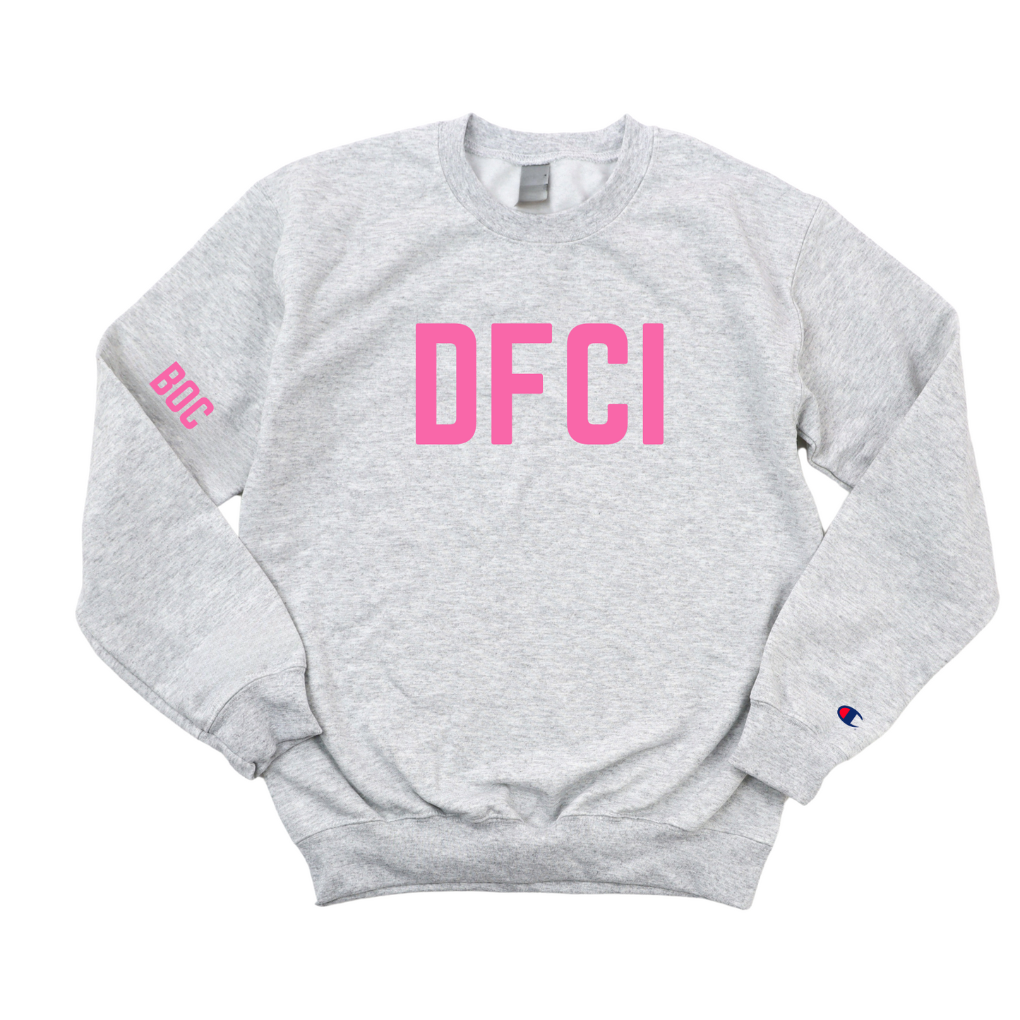 PINK DFCI RN BOC CHAMPION CREWNECK