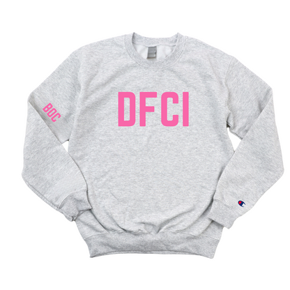PINK DFCI RN BOC CHAMPION CREWNECK