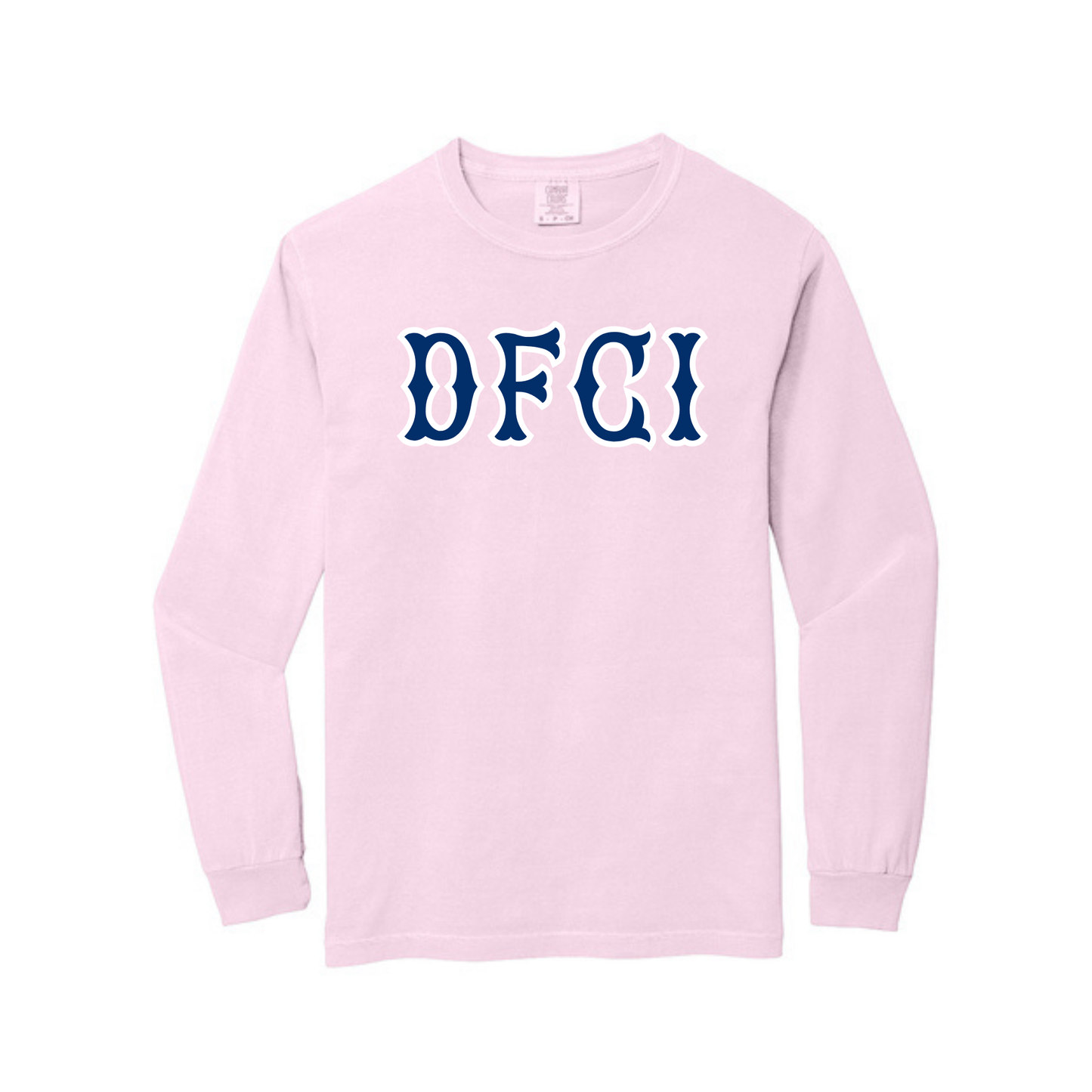 DFCI NAVY SOX LETTERS LONG SLEEVE