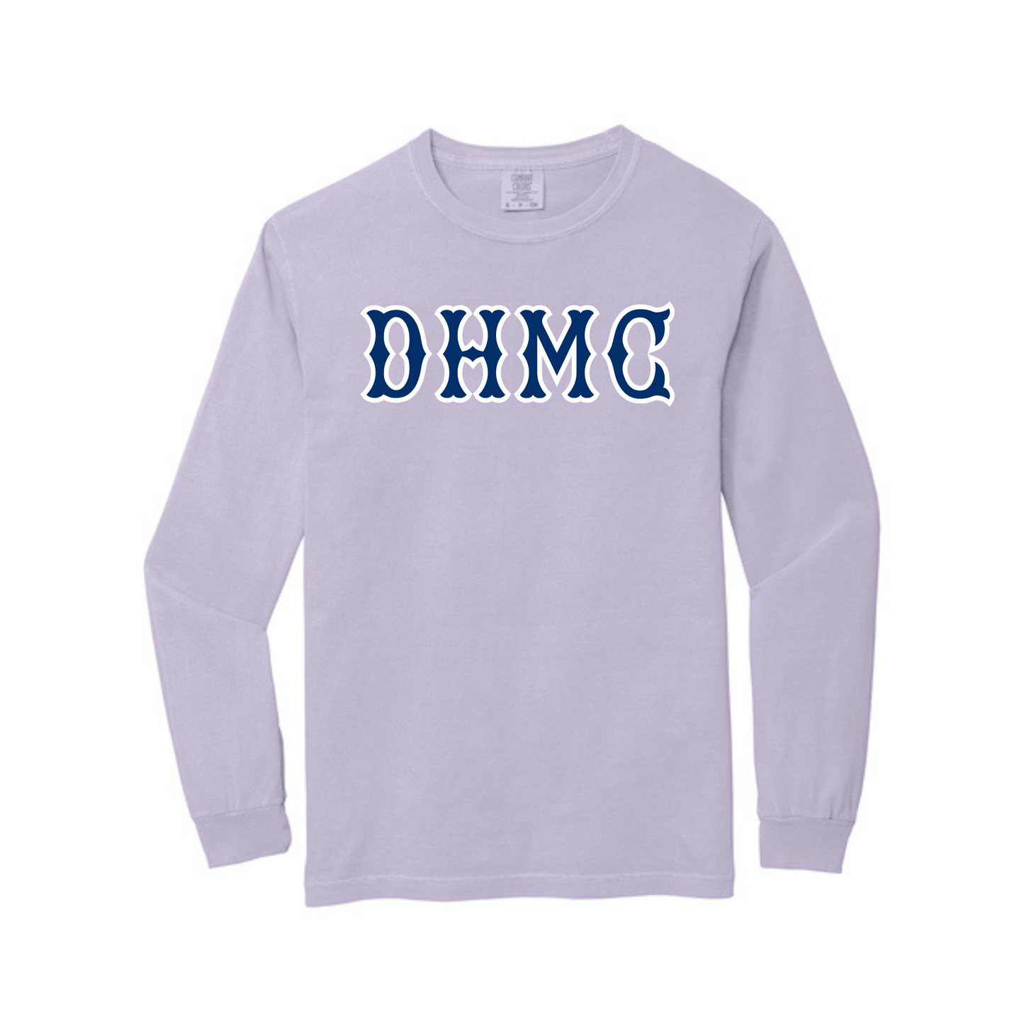 DHMC NAVY SOX LETTERS LONG SLEEVE