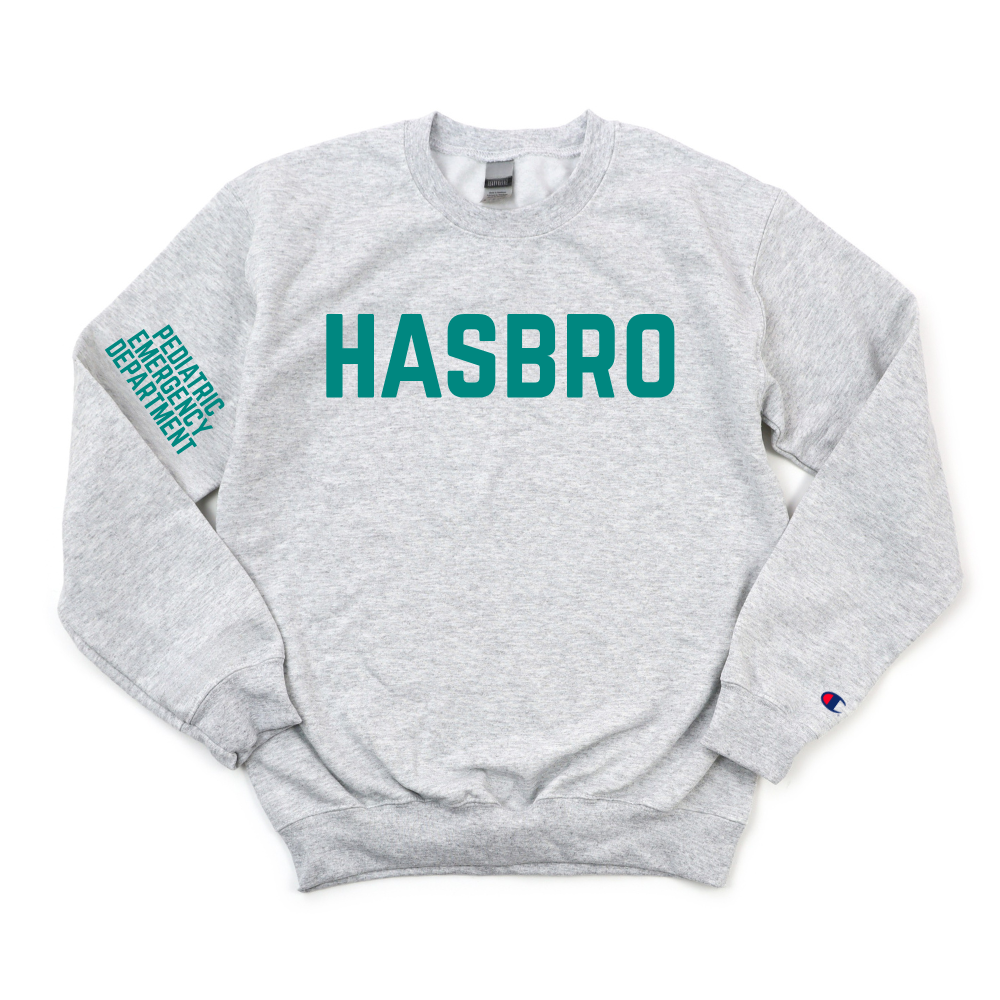 DOPLHIN HASBRO - PEDIATRIC EMERGENCY DEPARTMENT CHAMPION CREWNECK