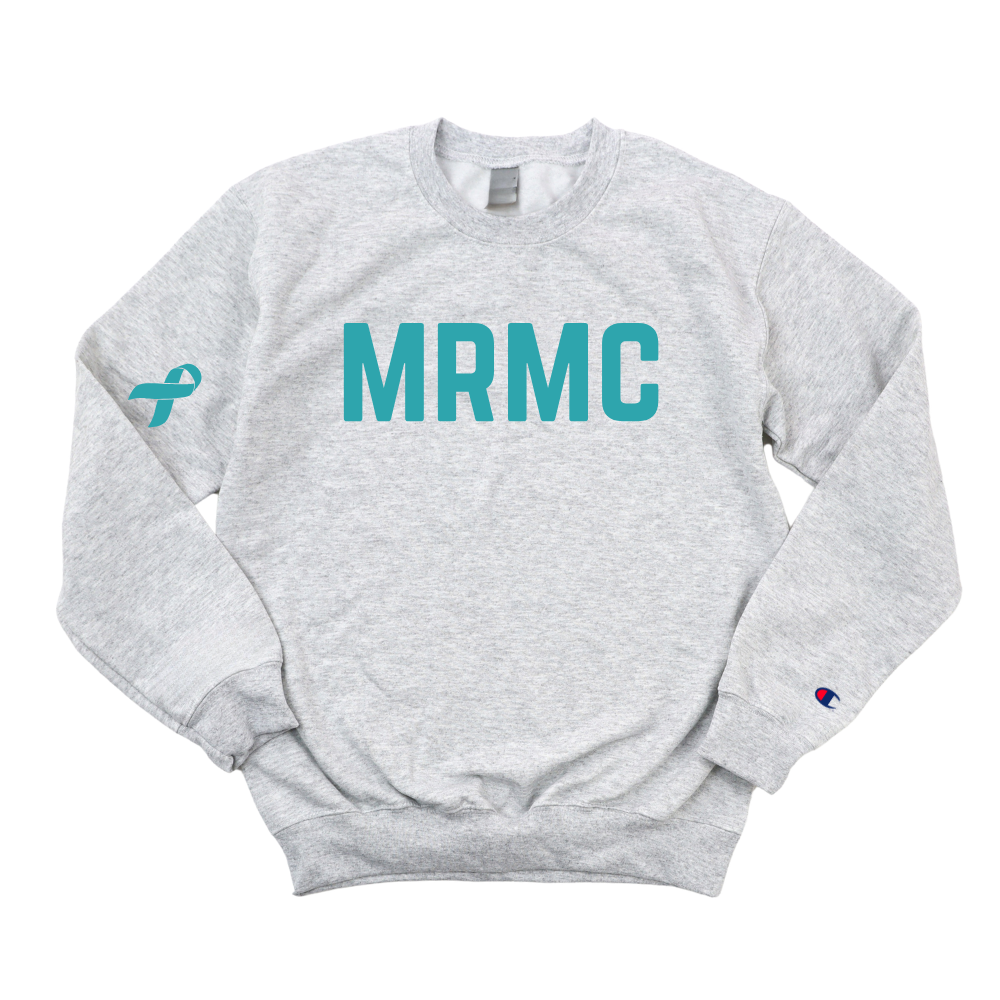 MRMC OVARIAN CANCER AWARENESS CHAMPION CREWNECK