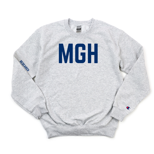 NAVY BLUE MGH RESEARCH CHAMPION CREWNECK