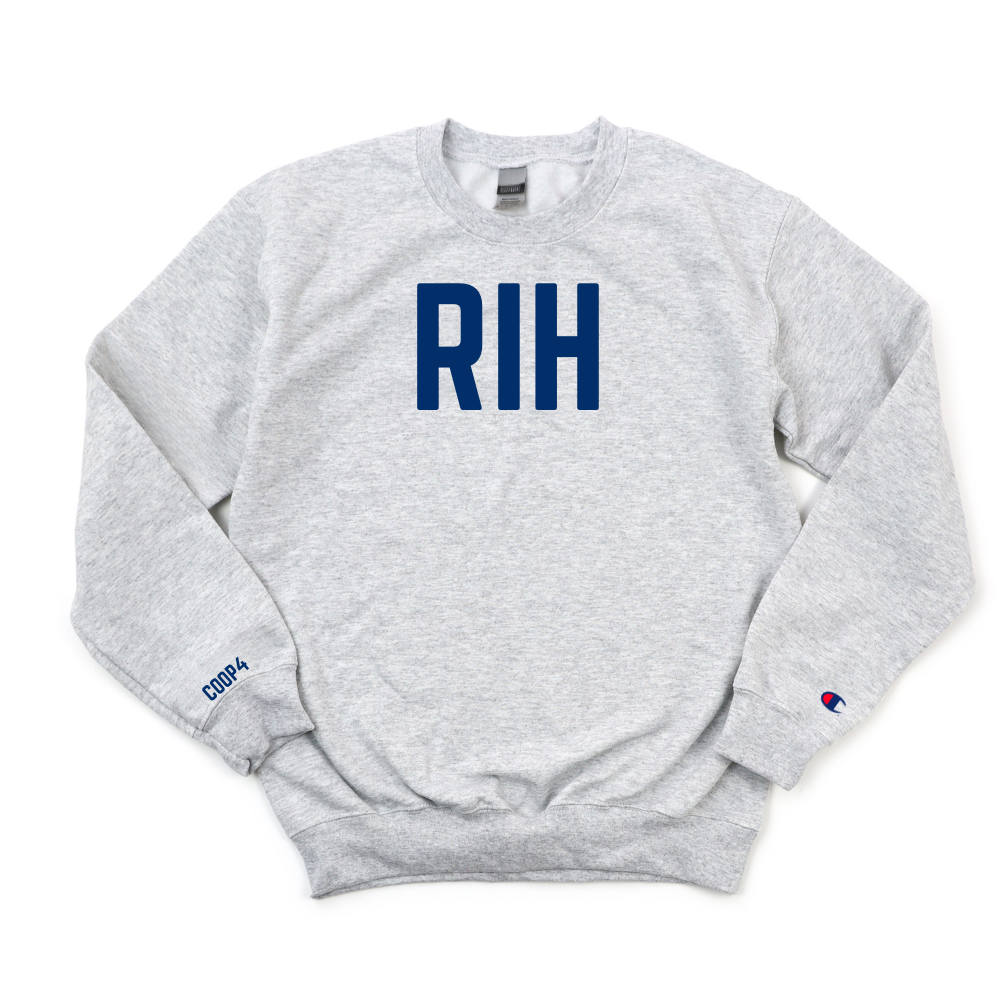 NAVY RIH RN - COOP 4  CHAMPION CREWNECK - CLEARANCE