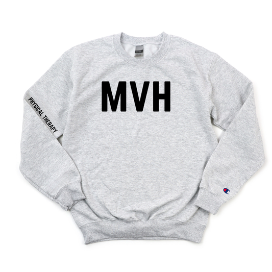 BLACK MVH REHABILITATION - PHYSICAL THERAPY CHAMPION CREWNECK