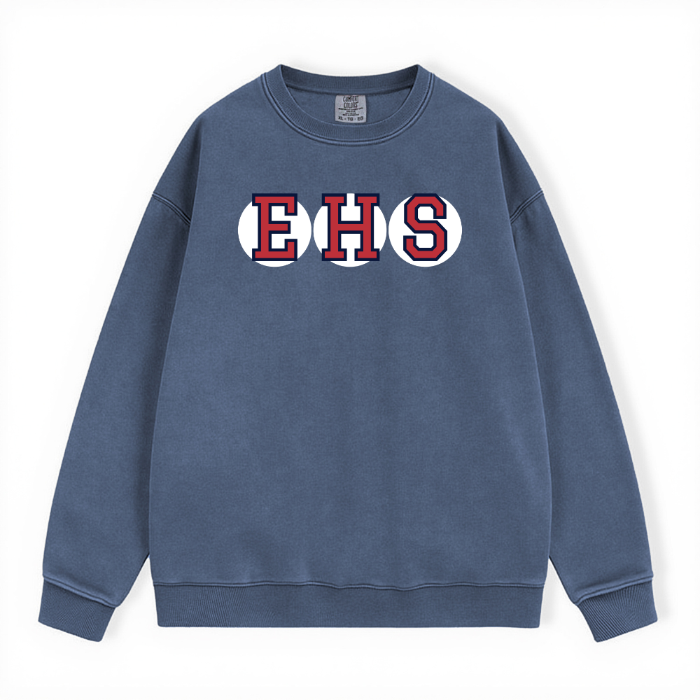 EHS RETIRED SOX LETTER CREWNECK
