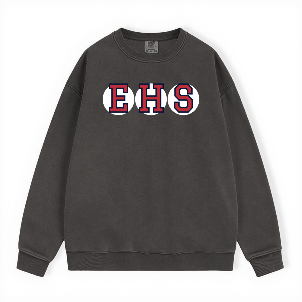 EHS RETIRED SOX LETTER CREWNECK
