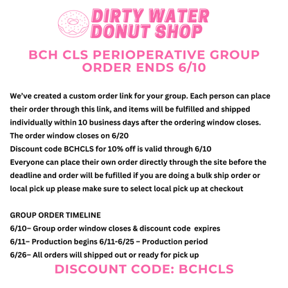 PINK BCH CLS - PERIOPERATIVE CHAMPION CREWNECK