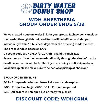 NAVY WDH ANESTHESIA - CHAMPION CREWNECK