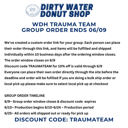 MULTICOLOR BLUE WDH TRAUMA TEAM CHAMPION CREWNECK