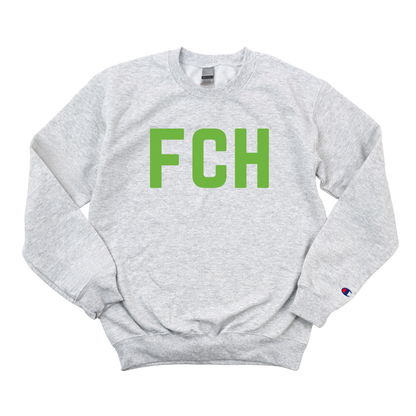 LIME GREEN FCH PA CHAMPION CREWNECK